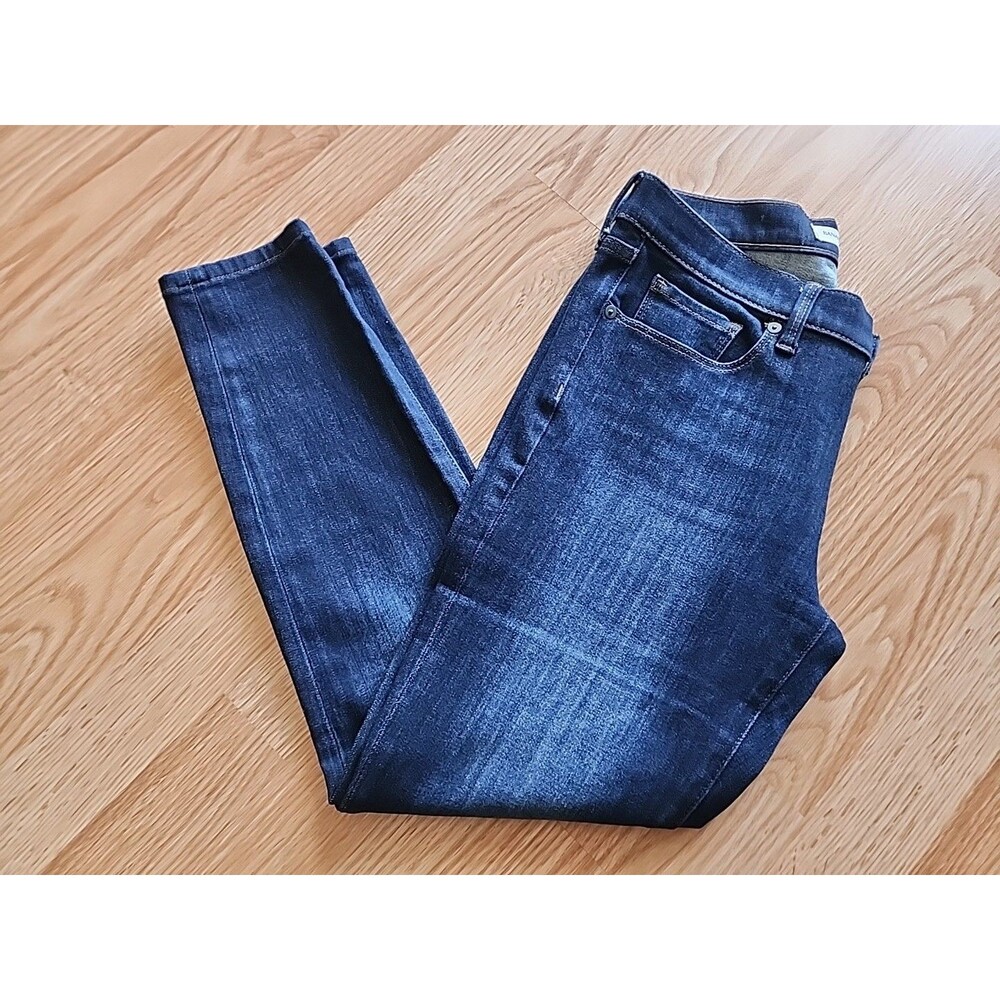 Banana Republic Premium Womens Denim Jeans Sz. 28 S Short Skinny Ankle Stretch
